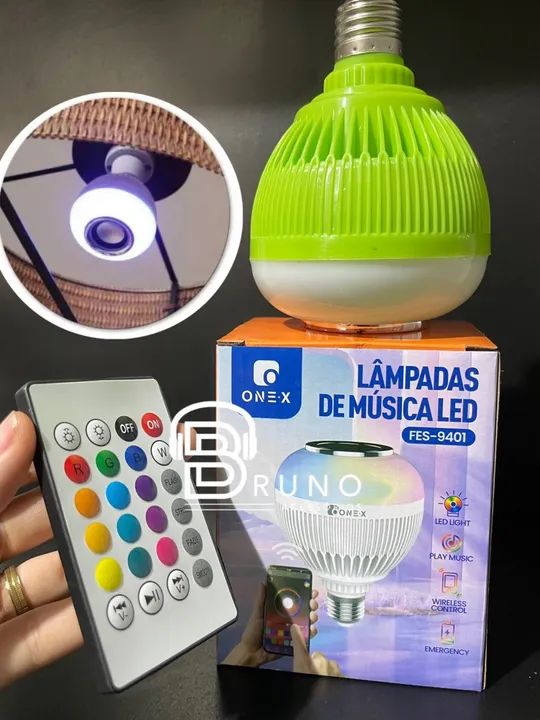 Lâmpada musical bluetooth  - Foto 2