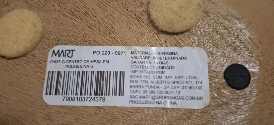 Centro de Mesa Mart Poliresina  - Foto 4