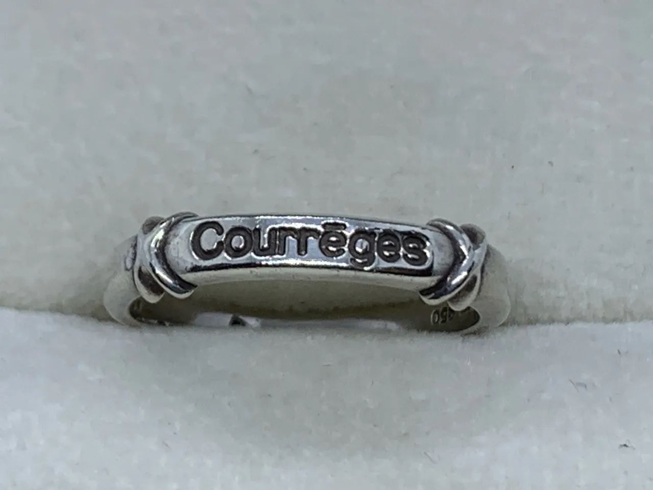 Courrèges anel de prata 925  - Foto 4