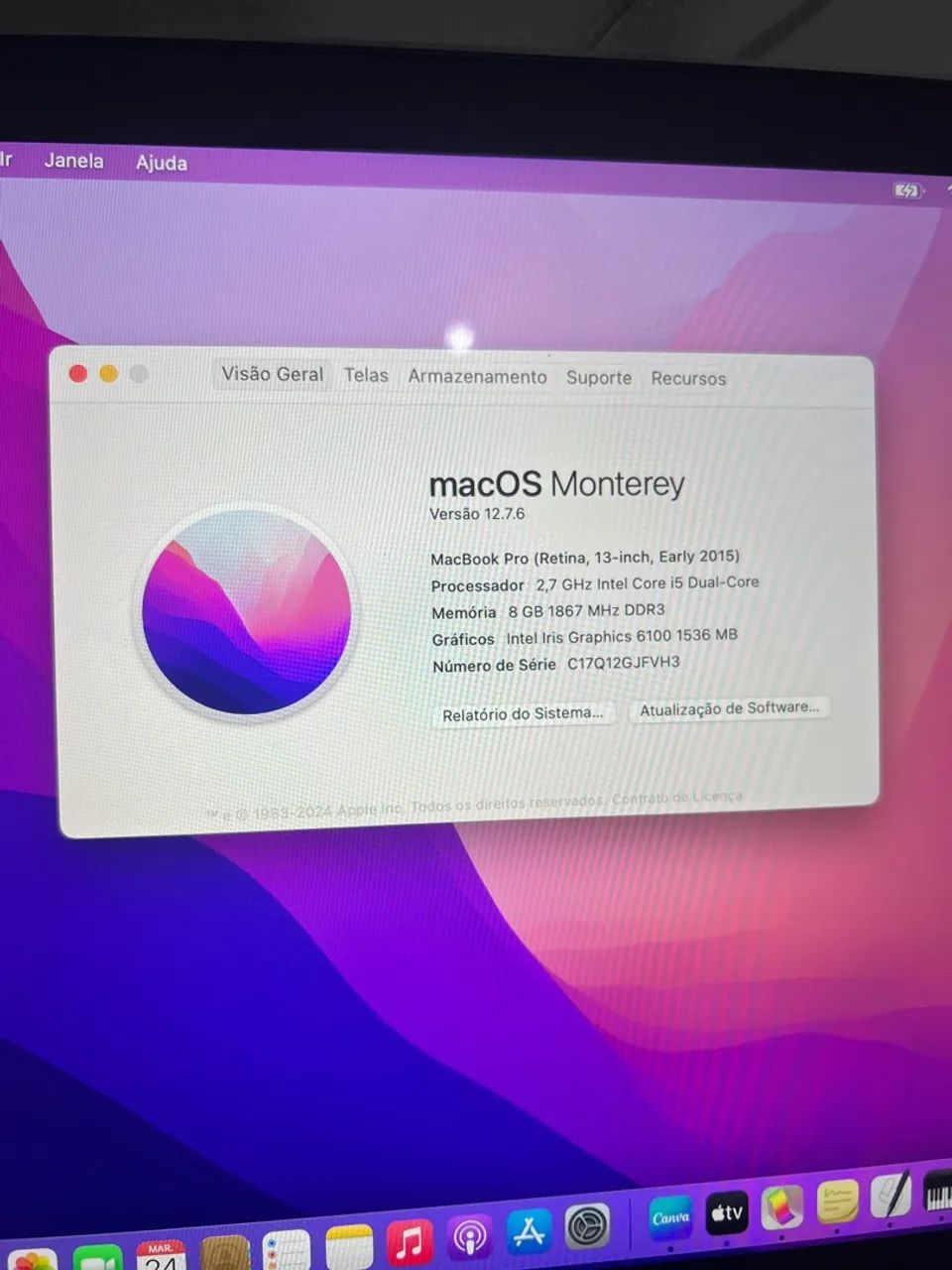 MACBOOK PRO 2015 (Aceito propostas) - Foto 2