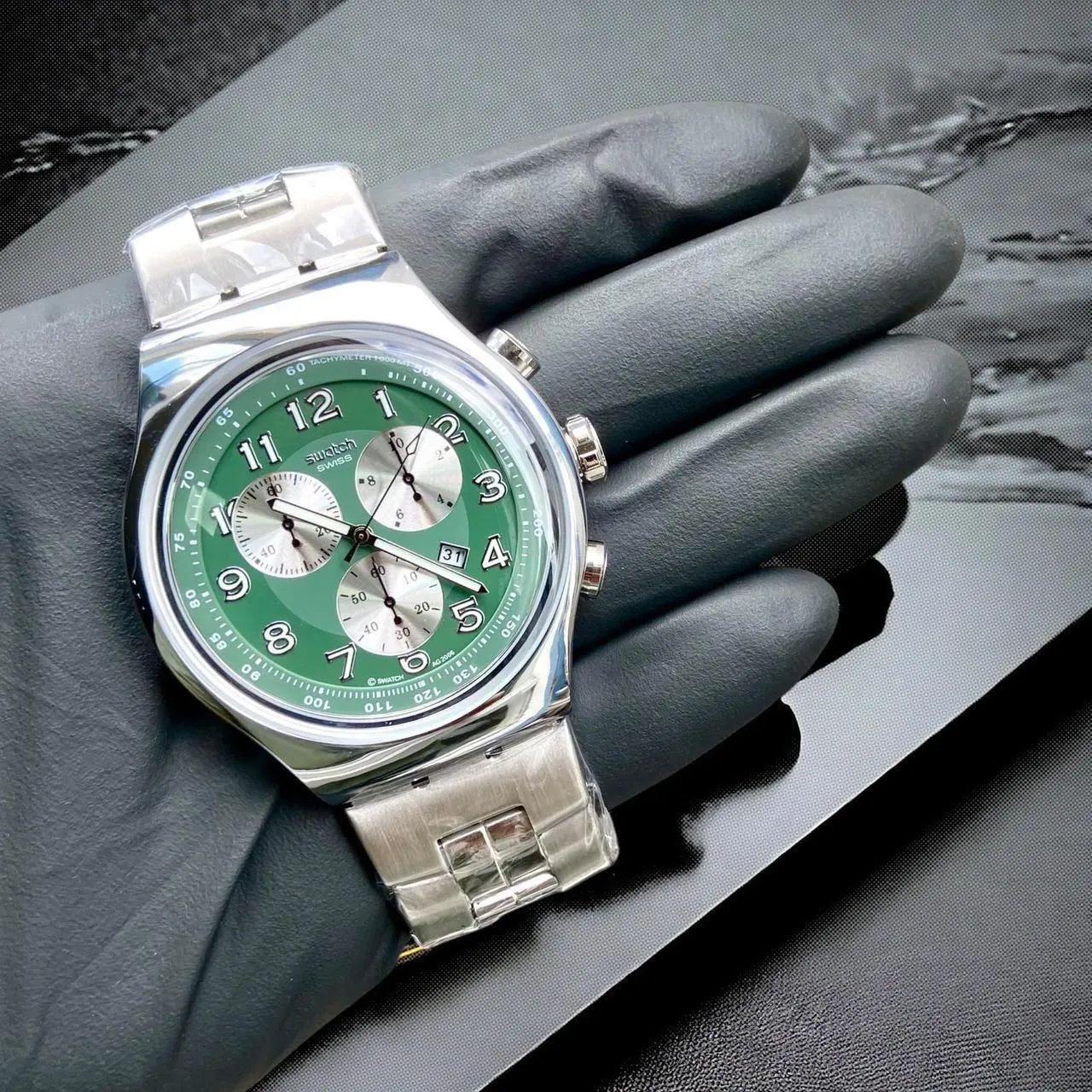 Relógio Swatch Prata  (Não Funcional)  - Foto 2