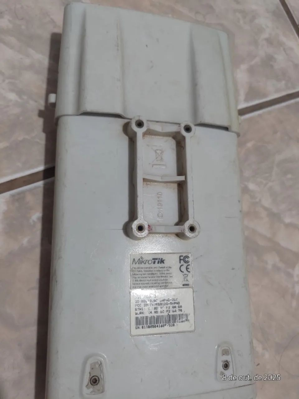 kit antena 2 ALGcom 22dbi radomizada com 2 RB912uag - Foto 3