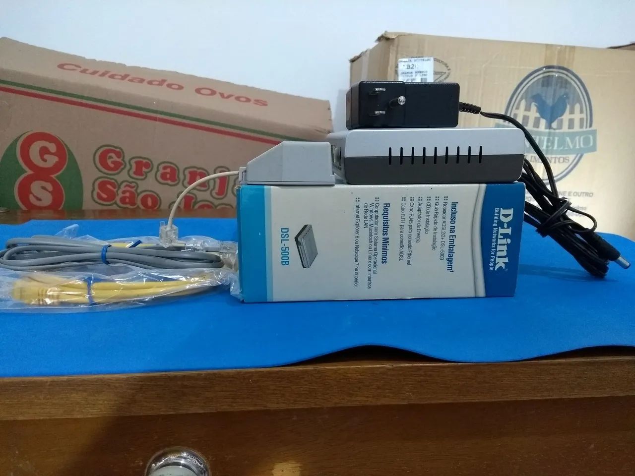 Roteador D-Link ADSL DSL-500B - Foto 4