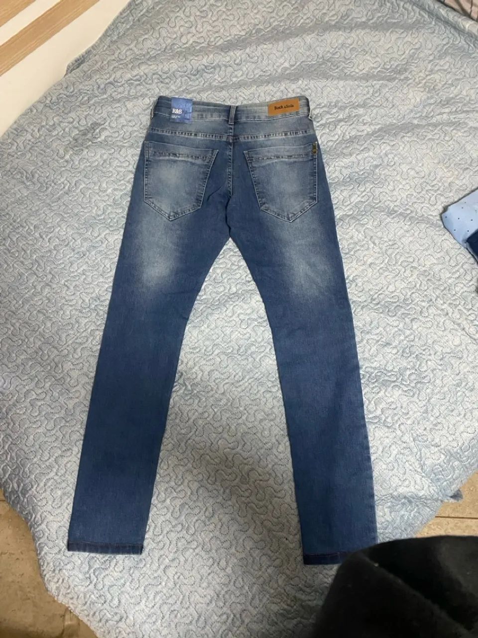 Calça Jeans Azul R&S - Nova com Etiqueta - Foto 2
