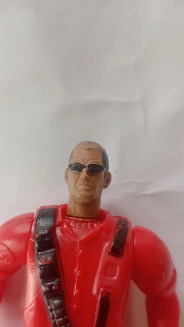 boneco fatal war bombeiro genérico antigo brinquedo  - Foto 6