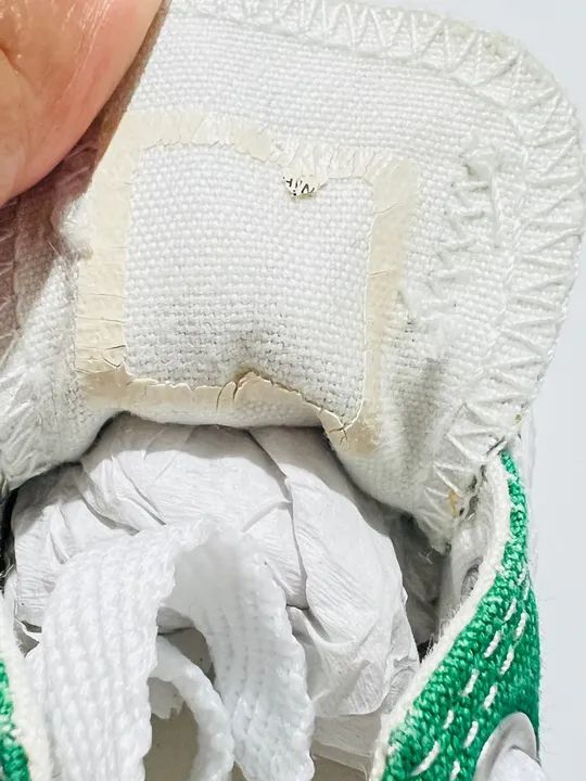 Tênis Converse Verde Bebê - Tamanho Pequeno - Foto 4