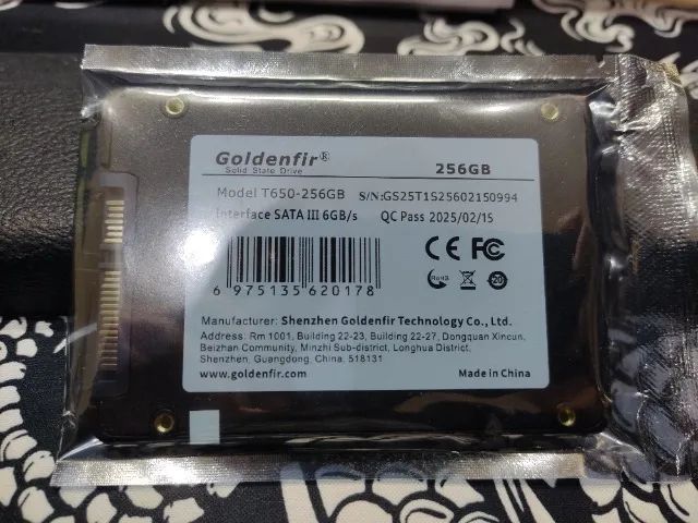 SSD 256Gb Goldenfir *Novo* - Foto 2
