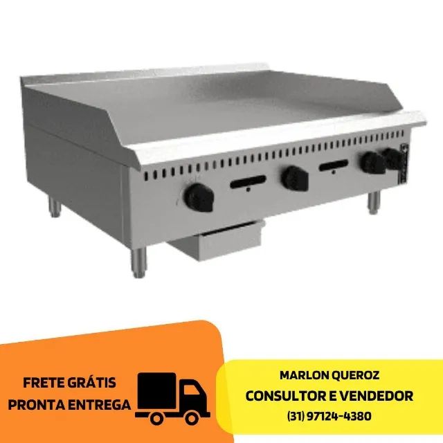 Chapa de Lanches a Gás 1,20M Venâncio