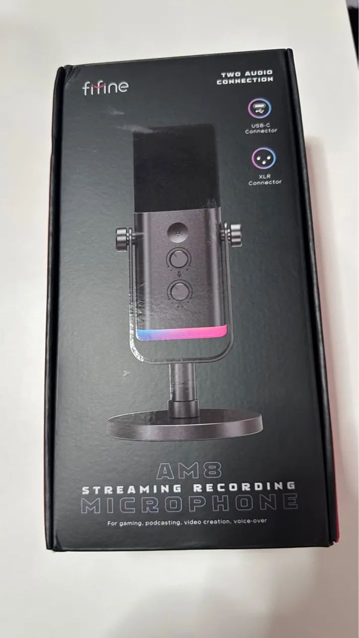 Microfone Fifine com Iluminação RGB para Streamers e Gamers - Foto 2