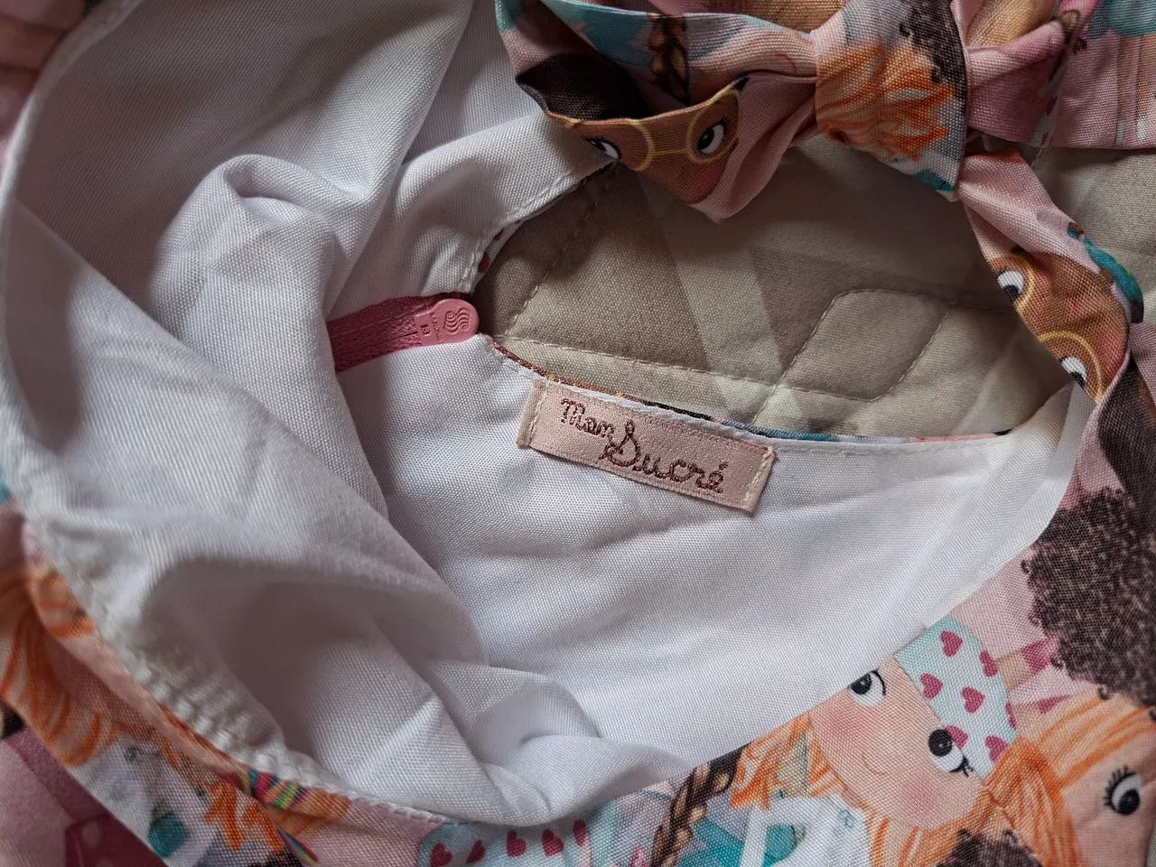 Vestido Infantil Menina - Estampa de Fadas - Foto 3