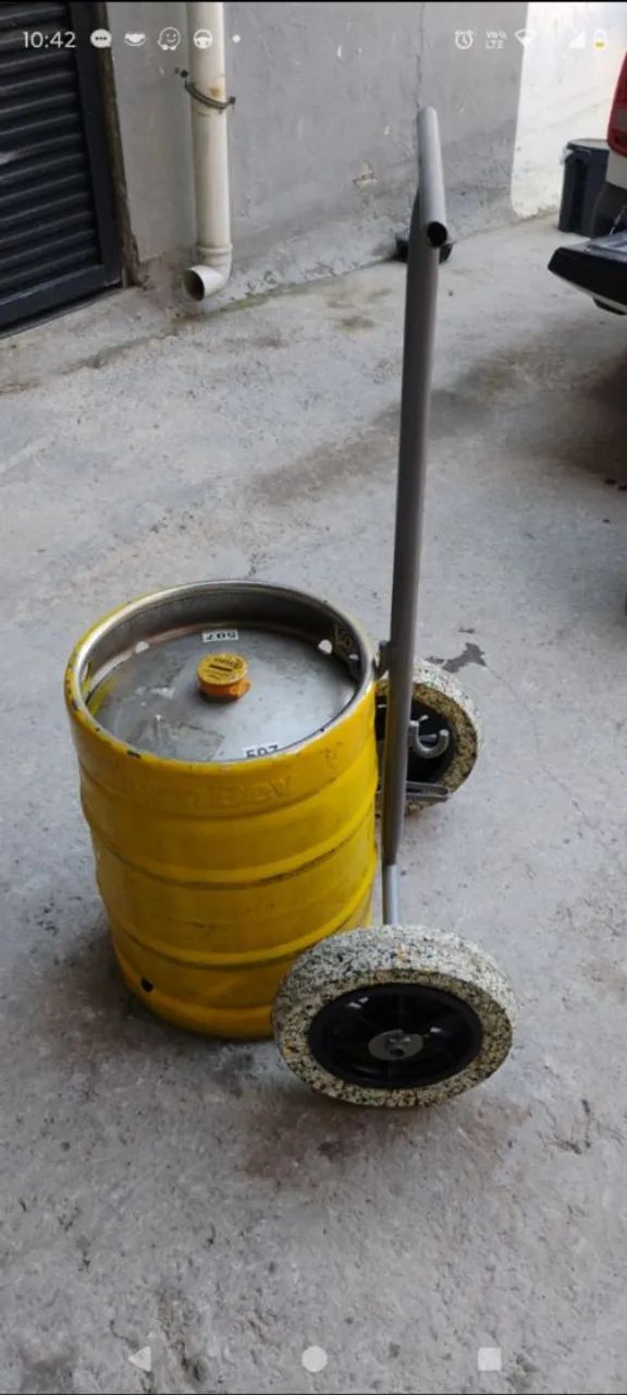 Carrinho para transporte de barril de chopp  - Foto 2