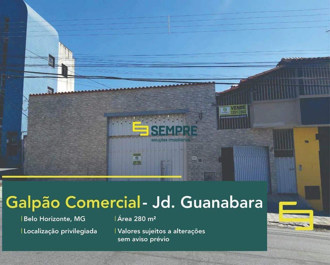 Galpão para vender no Jardim Guanabara em BH