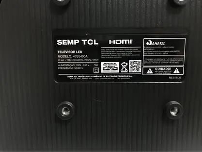 Smart TV LED Semp TCL 43? Polegadas! Tela Trincada! - Foto 5