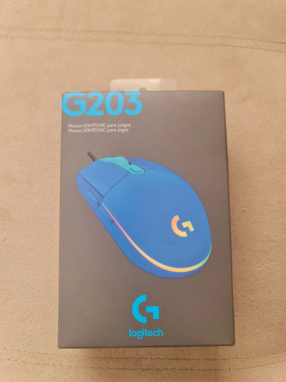Mouse Gamer Logitech G203 LIGHTSYNC Azul
