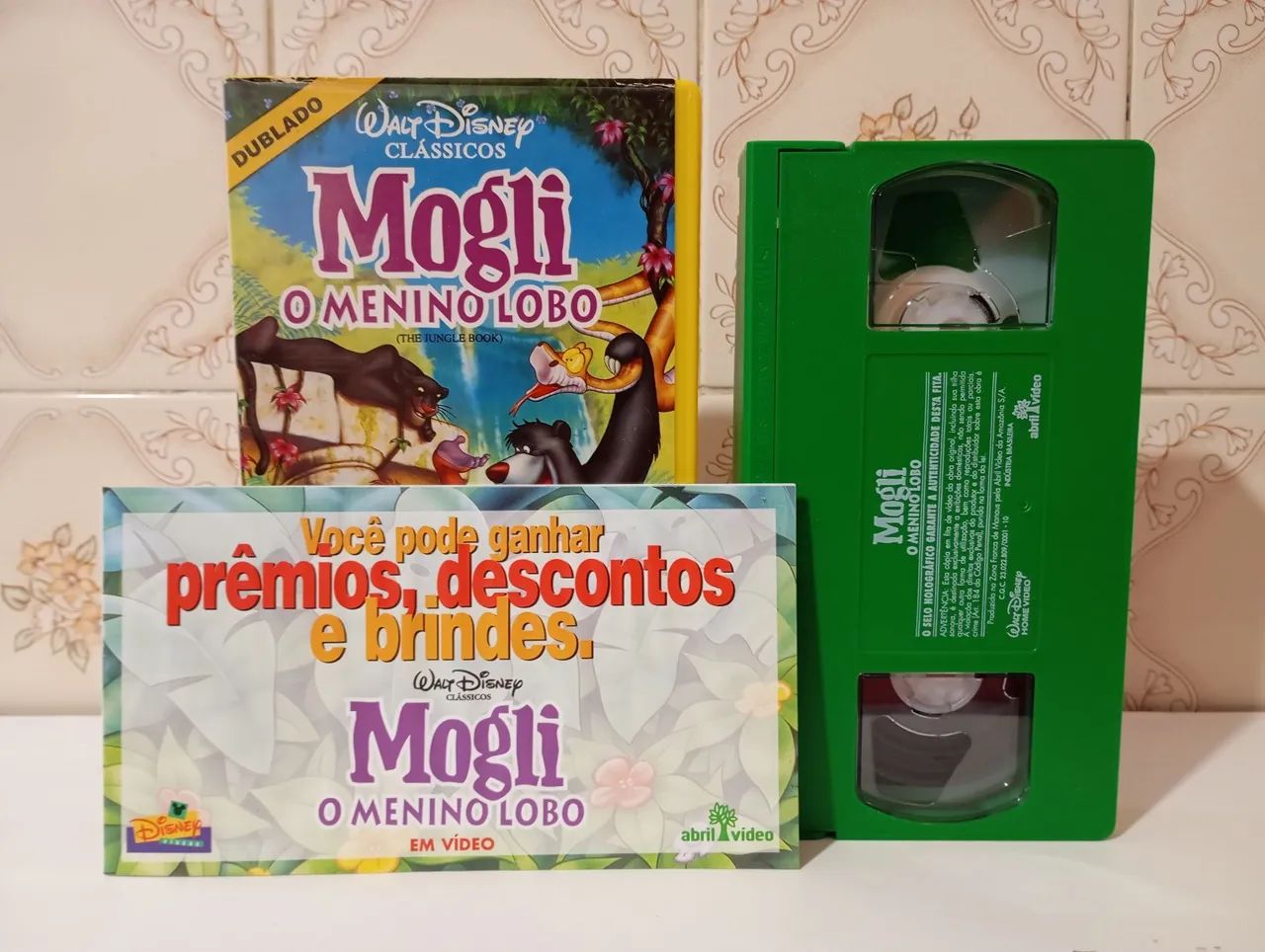 VHS Desenho Mogli O Menino Lobo (Dublado) - Original - Foto 3
