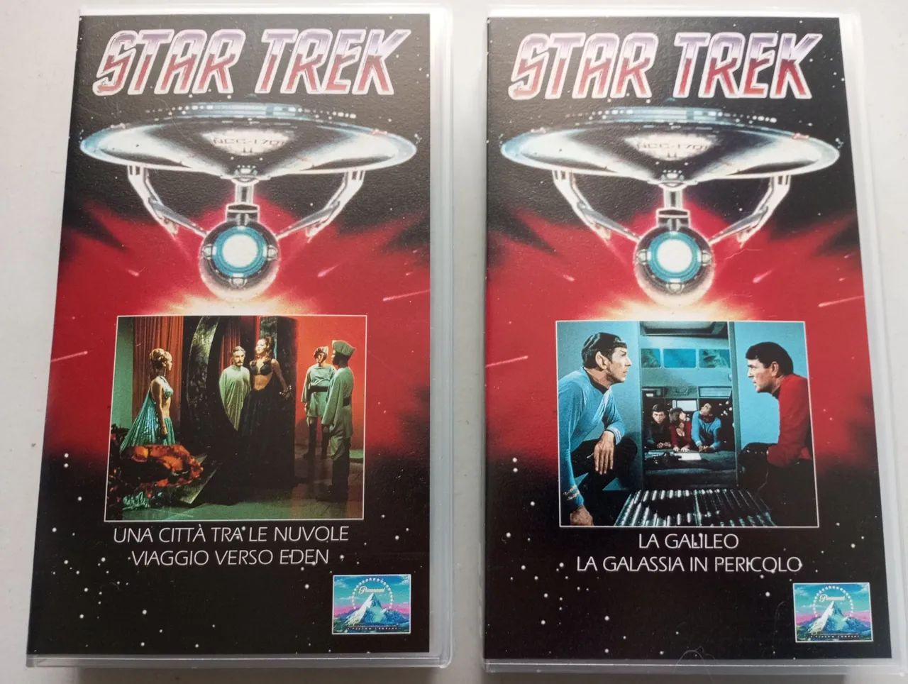 Star Trek - par de VHS - versão italiana