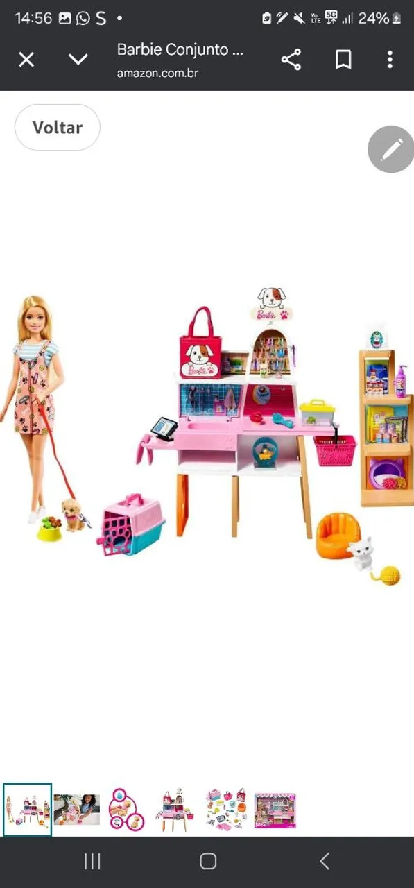 Barbie Conjunto Pet Shop - Diversão Garantida!