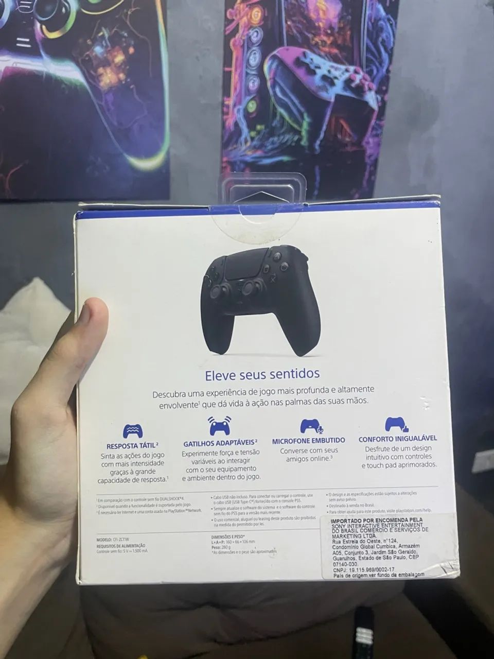 Controle PS5 DualSense Midnight Black( Na Caixa ) - Foto 6