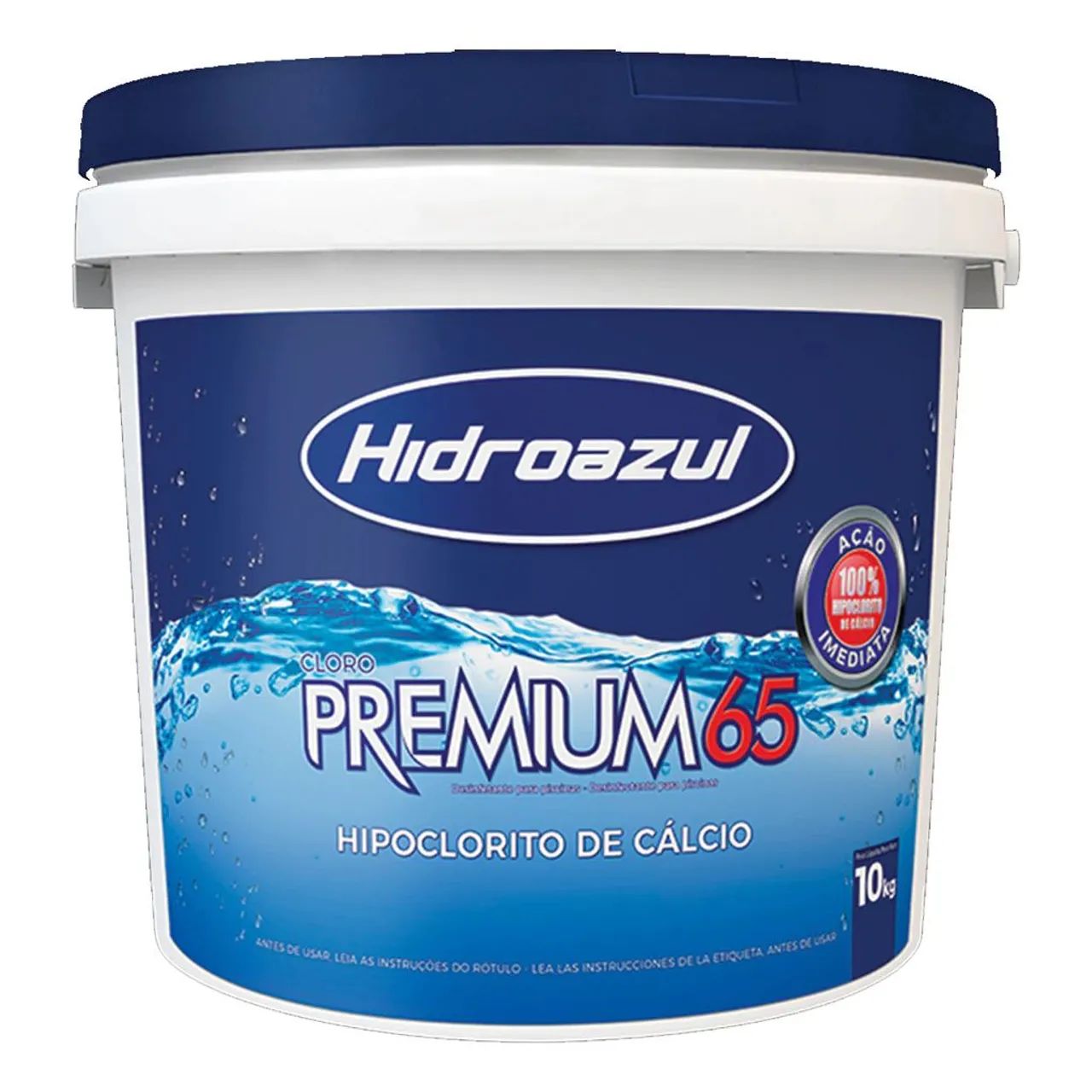 Desinfetante de Cálcio Premium 65% para piscinas - 10kg