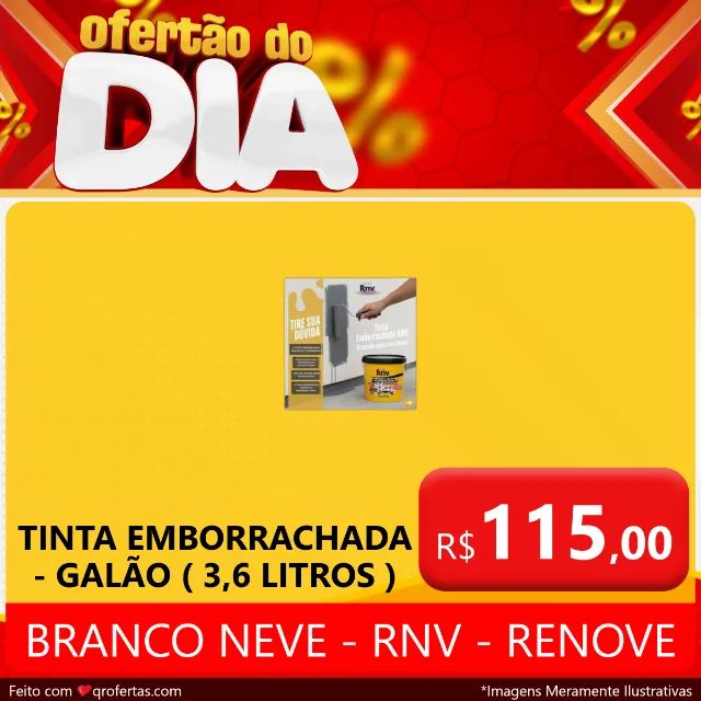 TINTA EMBORRACHADA GALÃO - 3,6 LITROS  BRANCO NEVE - RNV - RENOVE  - Foto 4