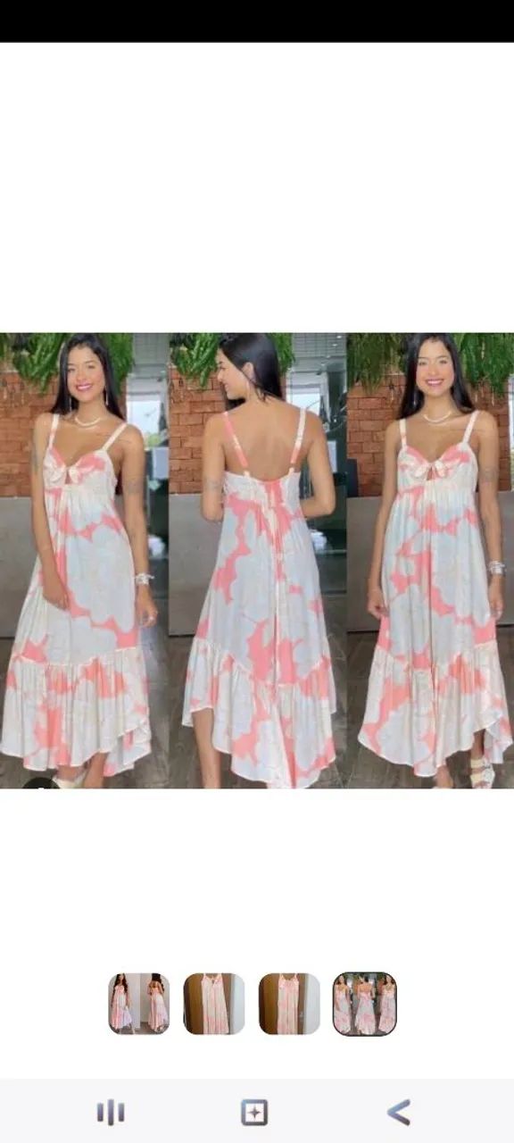 Vestido floral praiano farm  - Foto 2