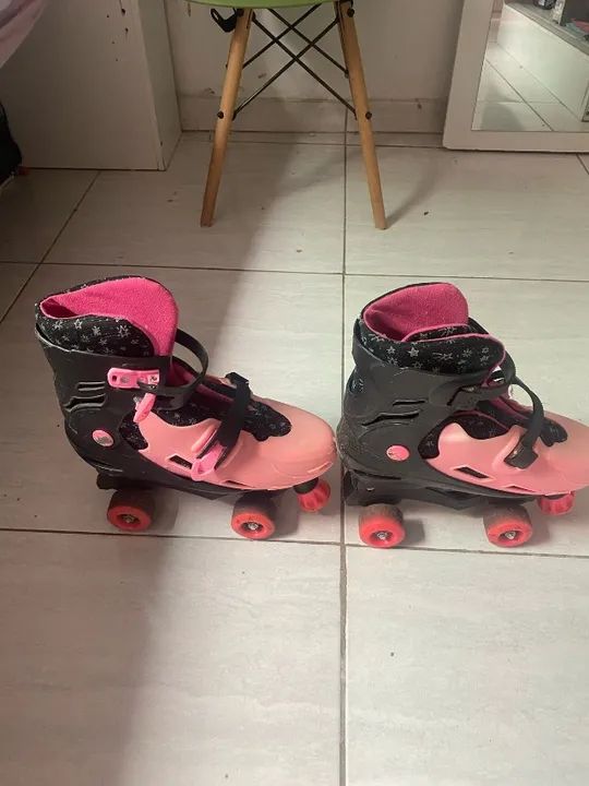Patins usado calça até tamanho 39 - Foto 3