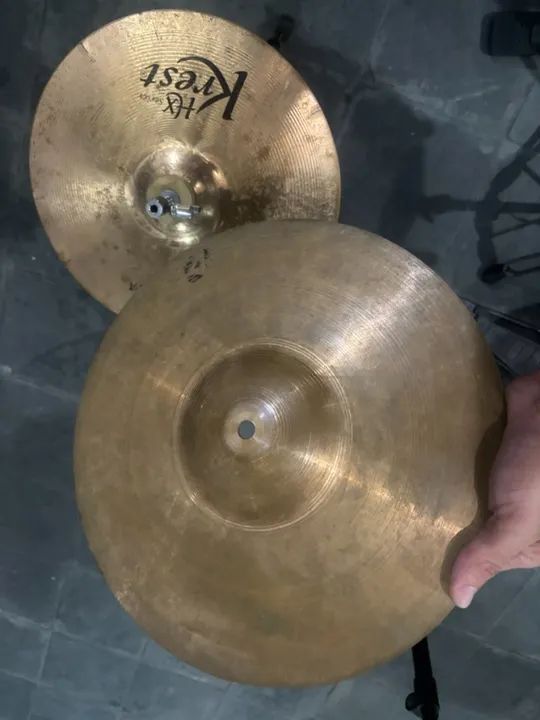 Bateria c bumbo 16" (quase completa) - 1500  LEIA O ANÚNCIO - Foto 2