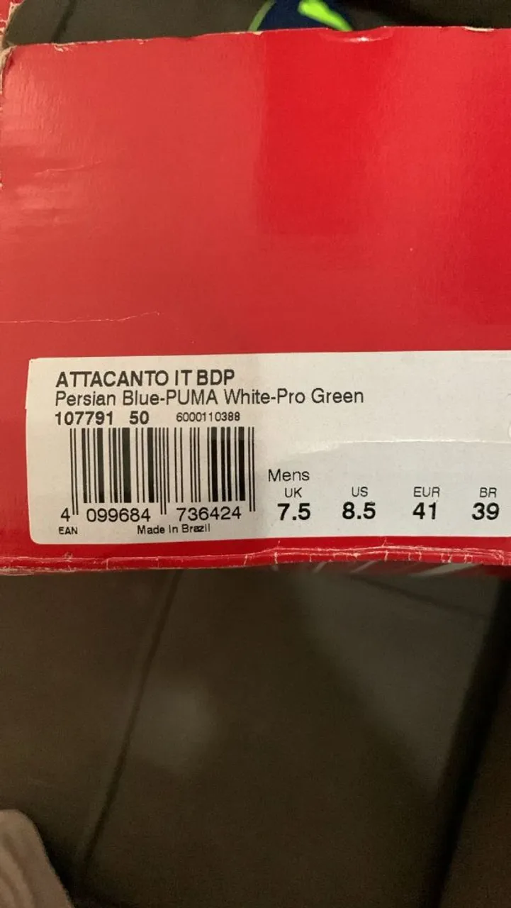 Chuteira Puma Attacanto IT BDP Persian Blue