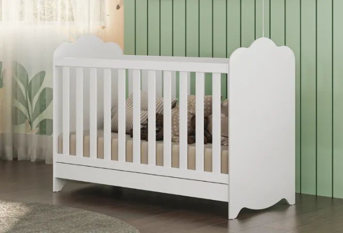 Berço Cama Americano Clara, 100% MDF - Foto 2