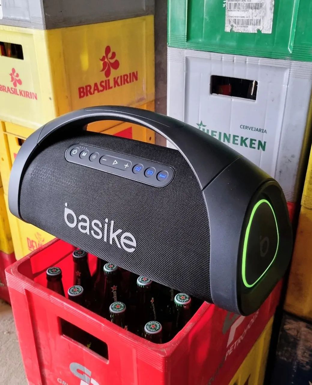 Boombox Basike 300w top GRAVE da um couro em jbl - Foto 4