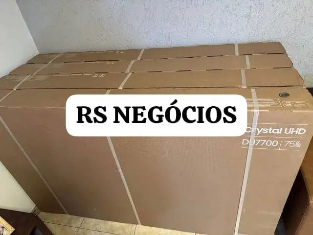 Smart Tv 75 Samsung DU7700, Lacrada + NF (Até 12x)