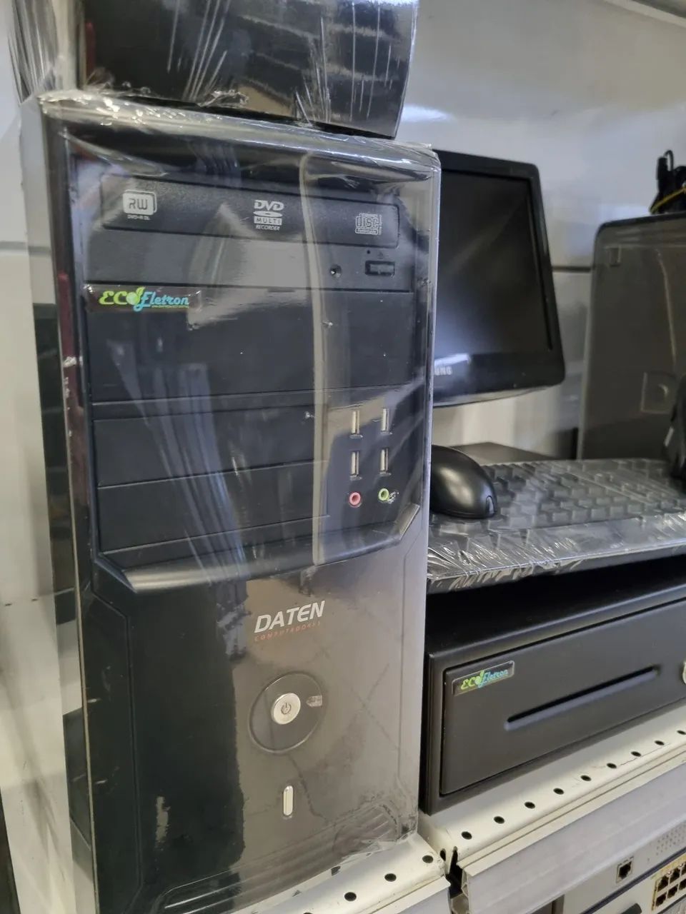 Computador Completo com Impressora + Leitor de Código de Barras + Gaveta Garantia e NF-e  - Foto 4