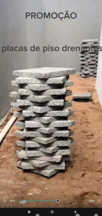 Placas de Piso Drenantes permeável promoção 