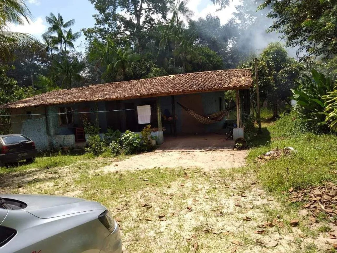 Sítio com casa e pomar
