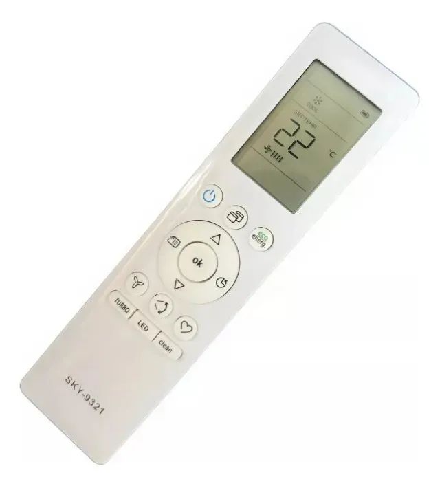 Controle Remoto Para Ar-condicionado Springer Midea Comfee Rg10a Cor Branco - Foto 2