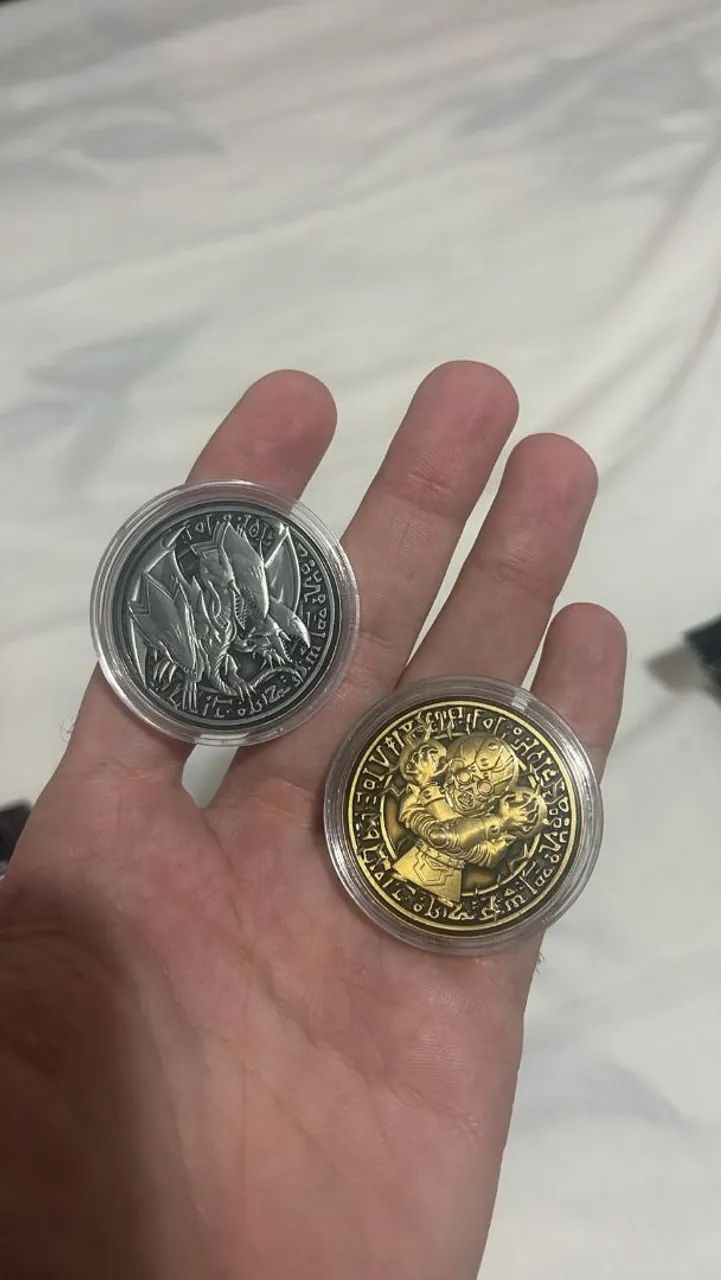Moeda Yu gi oh Jinzo - Ouro - Foto 2