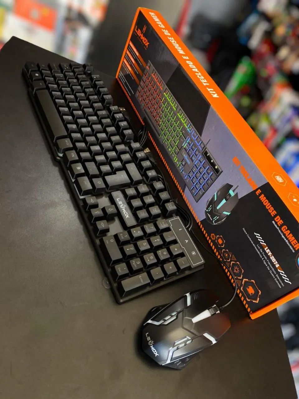 KIT TECLADO E MOUSE GAMER RGB LEHMOX LEY-2074 - Foto 3