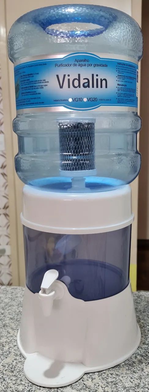 Filtro de Água por gravidade carvão ativado (estilo Purific)