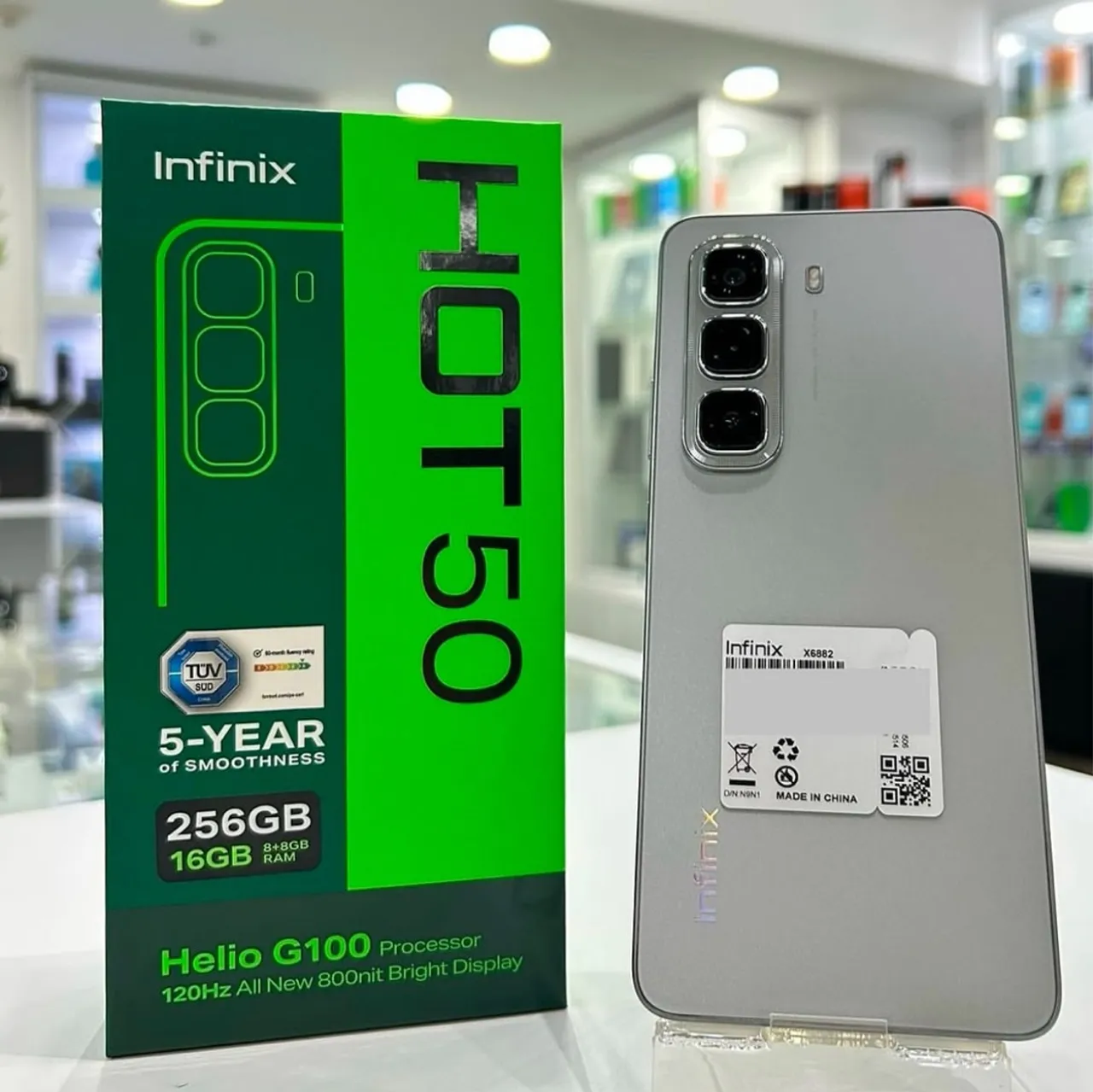 Infinix Hot 50 256GB 16RAM (8+8) Originais Lacrados Pronta Entrega Loja Física