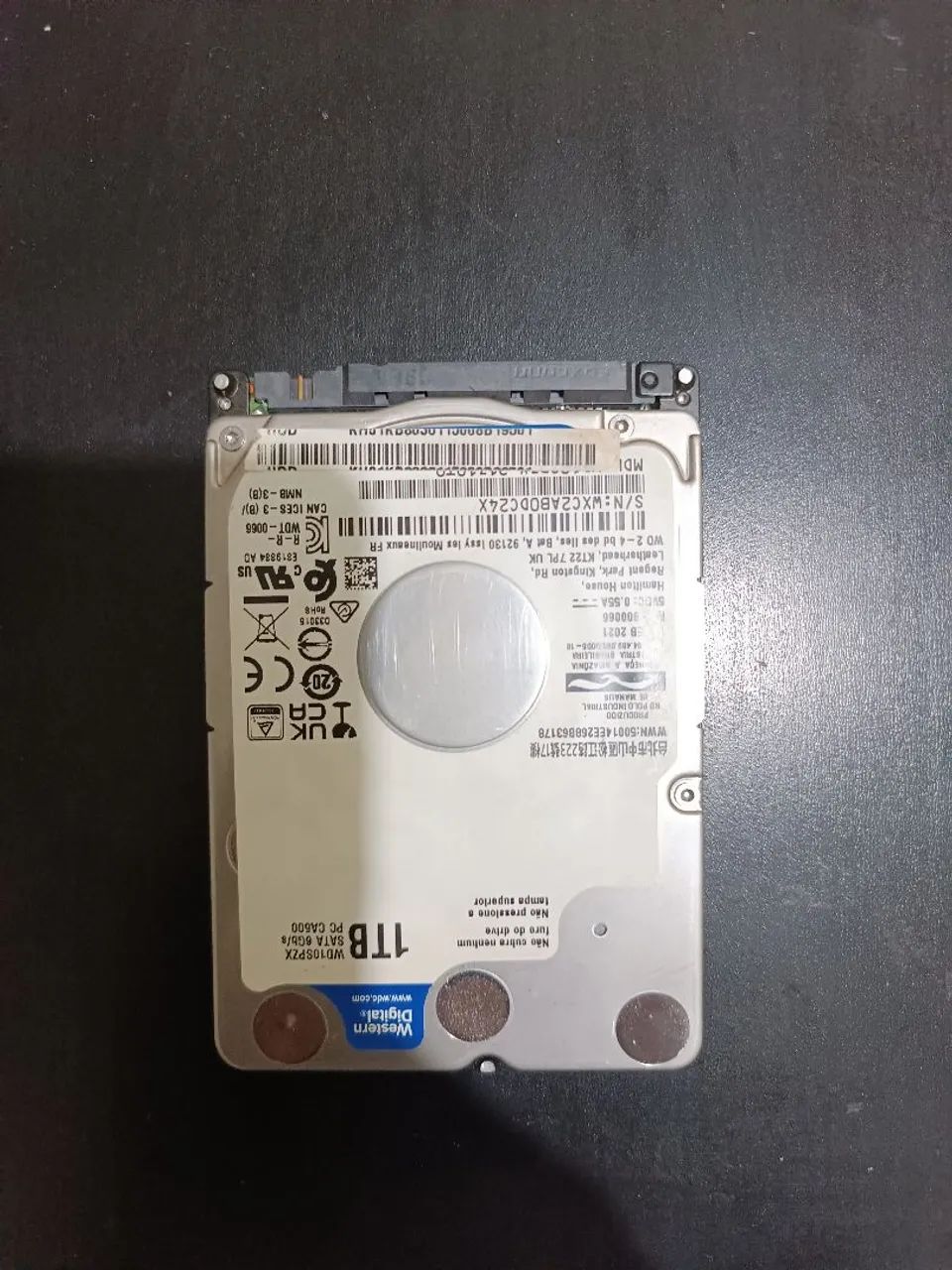 HD de 1tb funcionando perfeitamente 