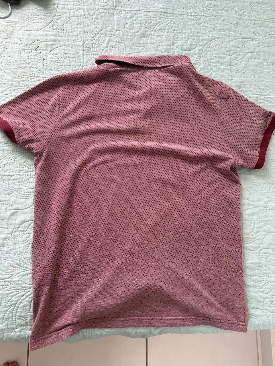 Blusa polo cor vinho - Foto 2