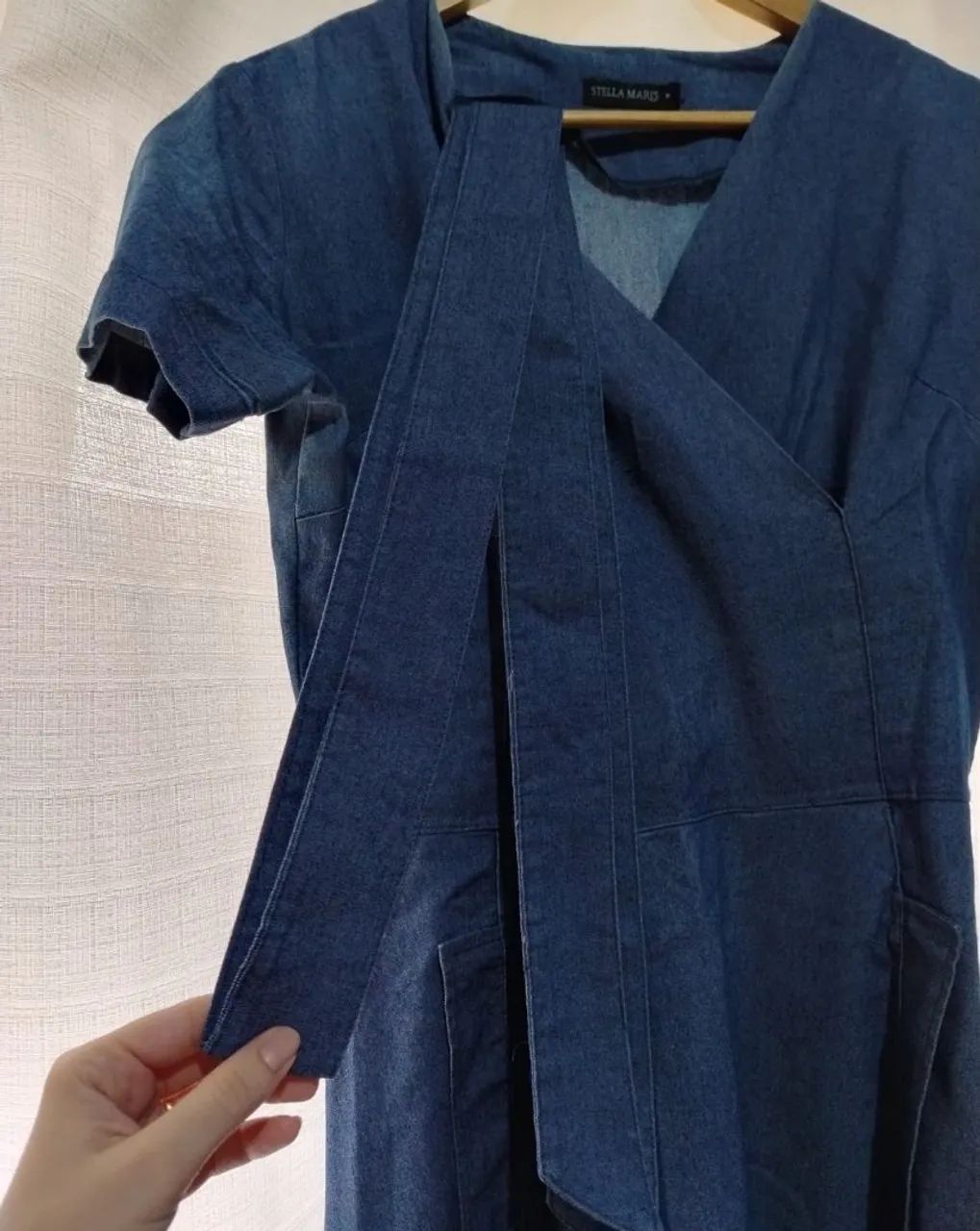 Vestido jeans transpassado Stella Maris - Foto 2