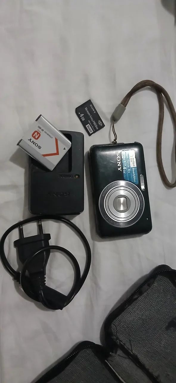 Câmera Sony Cyber-shot Dsc W310 - Digital 12mp (usada) Preto