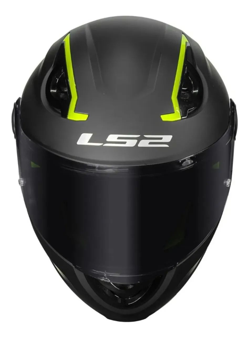 Capacete Ls2 Infantil Ff812 Monocolor Preto Fosco - Foto 3