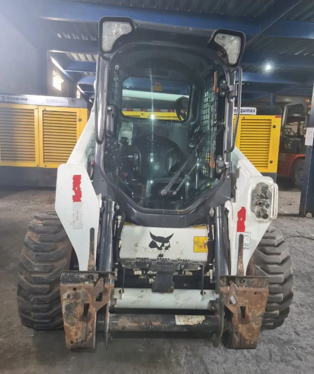 Minicarregadeira Bobcat S570 2024 689,2hs Ar+hf+alavanca - Foto 4