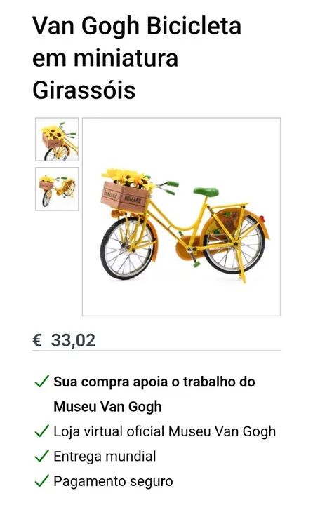 Bicicleta do museu do Van Gogh - Foto 3