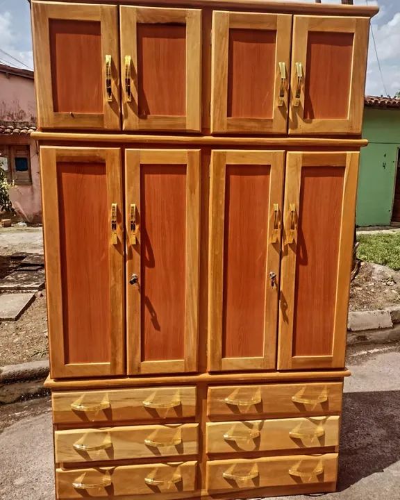 Guarda roupa de Madeira Maciça - novo - Foto 2