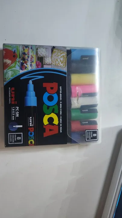 Canetas Posca PC-5M - 8 cores sujeito a negociações no valor