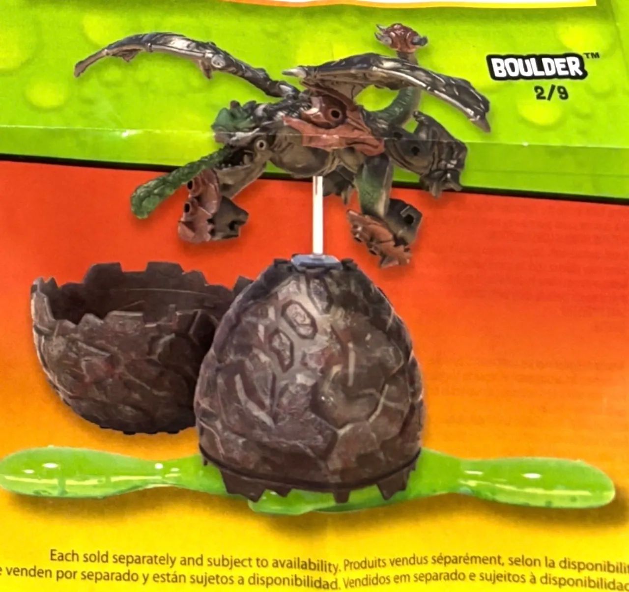 Dragões sortidos - Breakout Beasts - Mega Construx - série 1 - Boulder - novo!