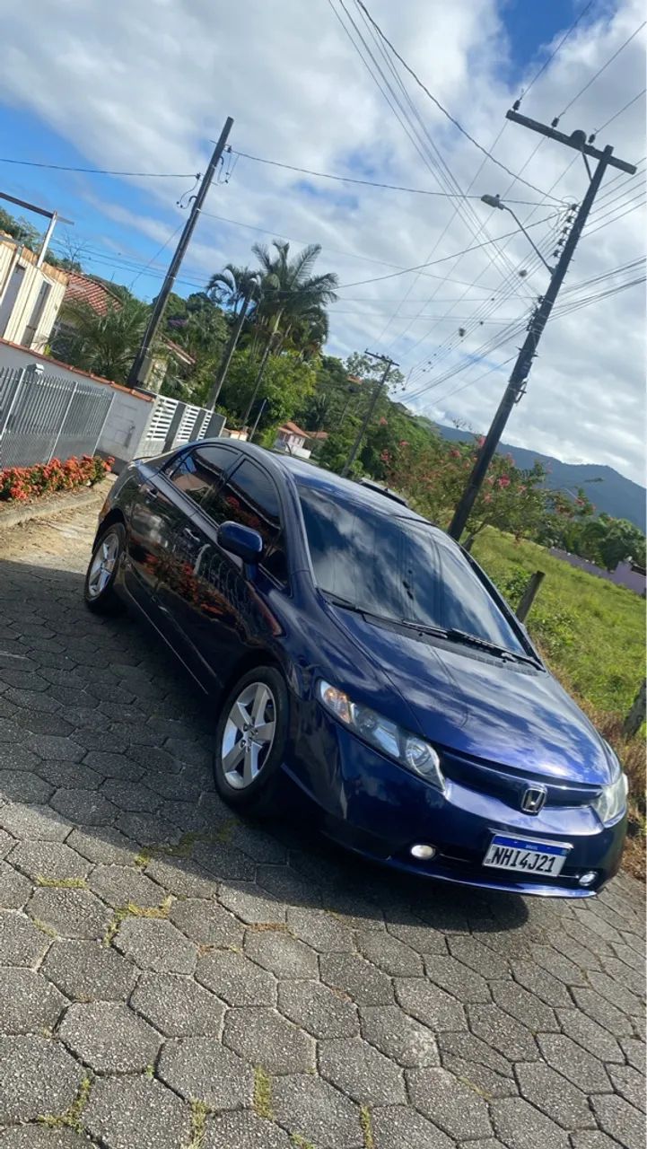 Civic 2008 azul 